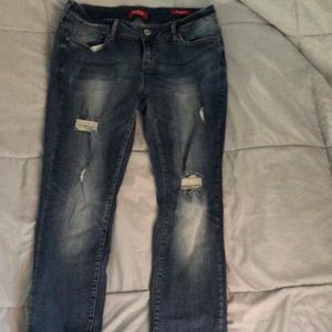 Guess jeans, light wash. Great condition